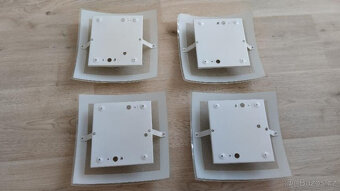 3+1ZDARMA NÁSTĚNNÉ SVÍTIDLO RABALUX 3838 CHARLES SKLO / KOV - 2