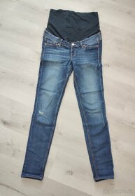 Těhotenské kalhoty H&M vel. 34, 36 - 2
