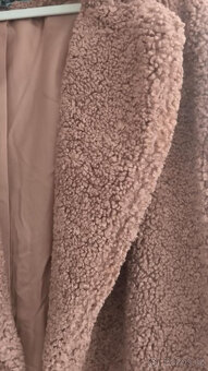 DÁMSKÝ ZIMNÍ KABÁT vel. 52 / xxxxxl - medvídkový kožíšek - 2