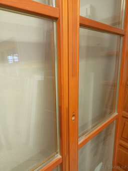 dřevěné balkónové okno/dveře EURO 68 - 2