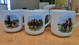 Hrnečky koně, keramika - 2