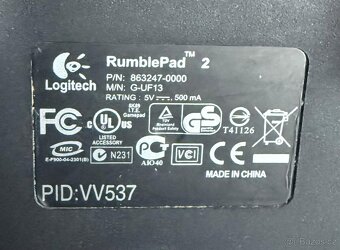 Logitech gamepad Rumblepad 2, USB - 2