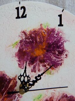 Hodiny - květinové mámení - 2