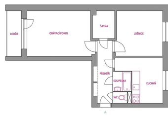 Dr.byt 2+1 s garáží  - 2