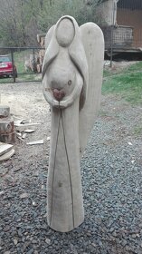 Dřevěná socha na zahradu - 2