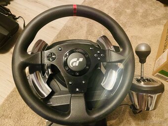 Volant Thrustmaster T500RS + Pedály T3PA Pro + řadící páka - 2