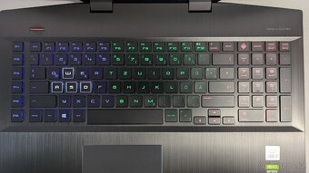 Špičkový herní notebook HP OMEN 17, i7, RTX 2070, 16GB-512GB - 2