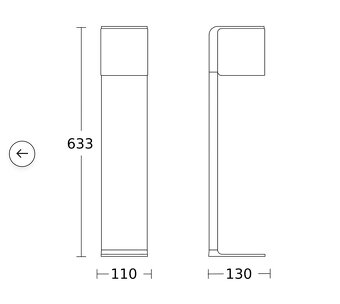 sada 5xLED světel na cestu STEINEL, antracit, hliník+plast - 2