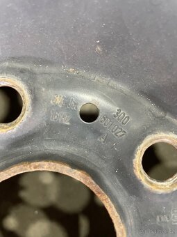 Originál plechové kola VW 16” - 2