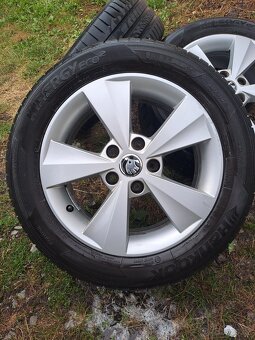 Alu kola 5x112 originál Škoda Octavia III 205/55 R16 - 2