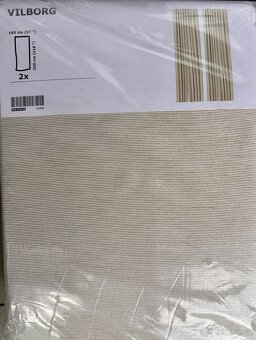Závěsy IKEA VILBORG, 145×300 cm, 2 ks – nové, nepoužité - 2