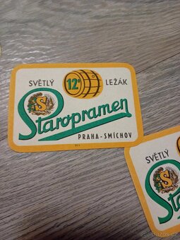 Pivní etikety Straropramen - 2