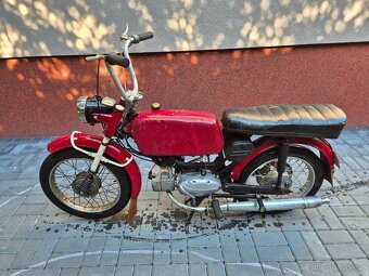 JAWA 23 mustang, bez TP, s hranatým tachometrem,1.model - 2