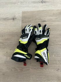 Dlouhé kožené rukavice na motorku vel. S - 2