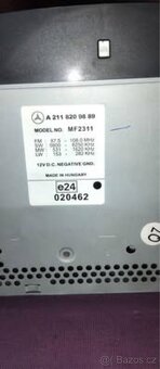 Radio do mercedesu w211 plně funkční - 2
