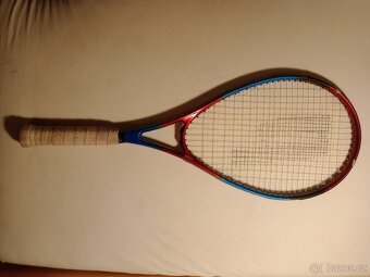 Tenisová starodávná pálka+obal stejný značky - 2