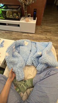 Ručne robený kardigan/sveter - 2