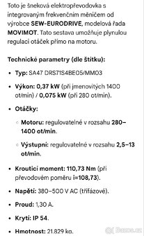 Motor s převodovkou - 2