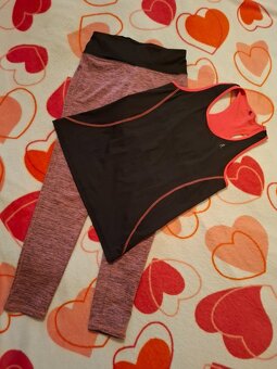 Legíny32/34,tílkovel.38,tričko vel.44/46 na sport - 2