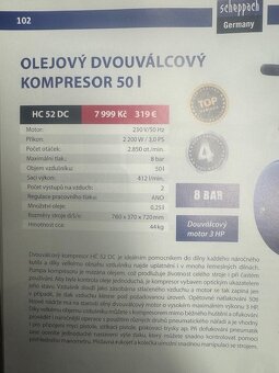 Kompresor Scheppach HC 52DC - 2