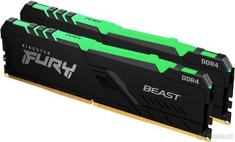 DDR 4 Kingston Fury 16gb 3200mhz cl 16. Rgb - 2