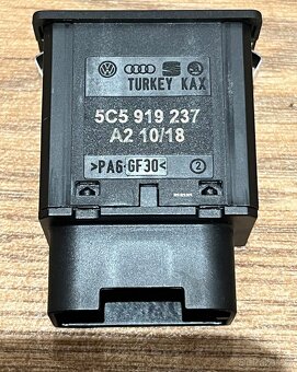 Spínač / Vypínač pro deaktivaci airbagu Škoda, VW 5C5919237 - 2