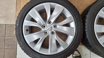 Alu kola Opel 18" 5x115 zimní pneu 235/45 R18 6-7mm - 2