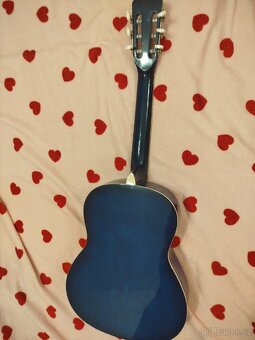 Kytara modrá delka90 cm - 2