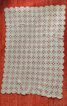 Retro dečky krajkové - háčkované či paličkované - 2