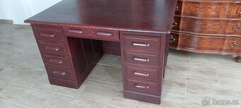 kancelářský stůl z období první republiky, perfektní stav, - 2