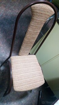 Jídelní set 2+1. Jídelní set 2x čalouněná židle + podnož sto - 2