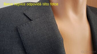 Pánské šedé sako Marks&Spencer/38-M/2x53cm - 2
