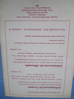 Noty na klarinet-starožitnost - 2