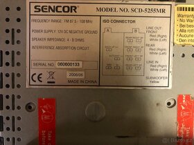 autorádio - panel SENCOR - 2