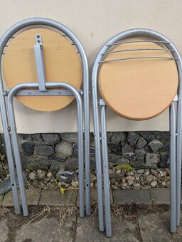 Prodám skládací barové židličky - 2