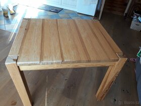 masivní dřevěný stůl - 2
