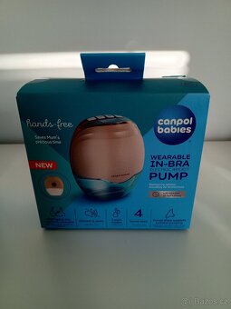 Přenosná bezdrátová odsávačka mateřského mléka Canpool babie - 2