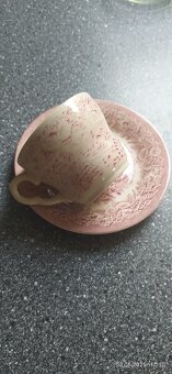 Porcelánový hrníček s podšálkem - 2