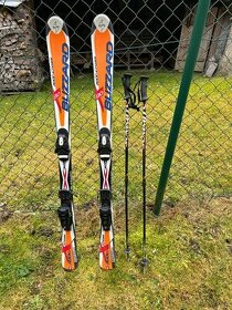 Lyže BLIZZARD 130cm + hůlky stavitelné - 2