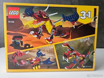 LEGO Creator Ohnivý drak 3 v 1, 7+, 31102 - 2