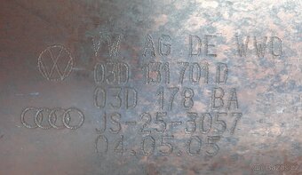 katalyzátor Škoda/ VW KÓD 03D 131 701 D - 2