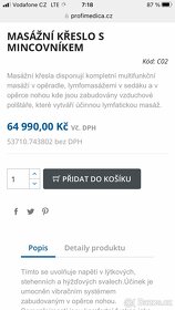 masážní křeslo s mincovníkem - 2