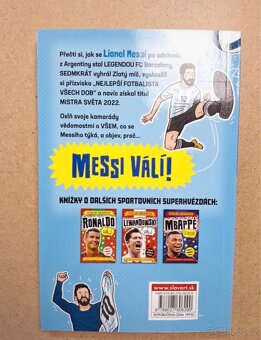 Knížky o sportovních hvězdách Messi ,Mbappé - 2