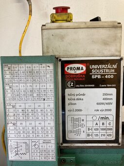 Univerzální Soustruh PROMA SPB 400 - 2