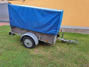 Přívěsný vozík s plachtou, za osobní automobil - 2