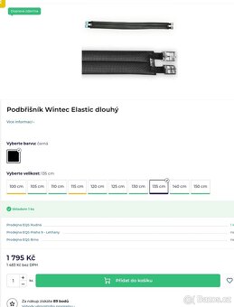 Wintec skokový pružný podbřišník - 2