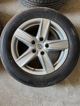 Originální kola Porsche – 5x130, pneu 255/55 R18 - 2