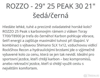 Nové karbonové horské kolo ROZZO - 2