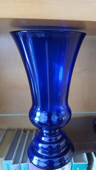 váza, modrá, kobalt, nová - 2