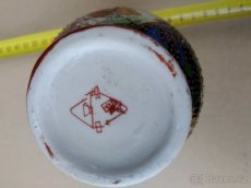 Čínská ručně malovaná váza 25 cm - 2